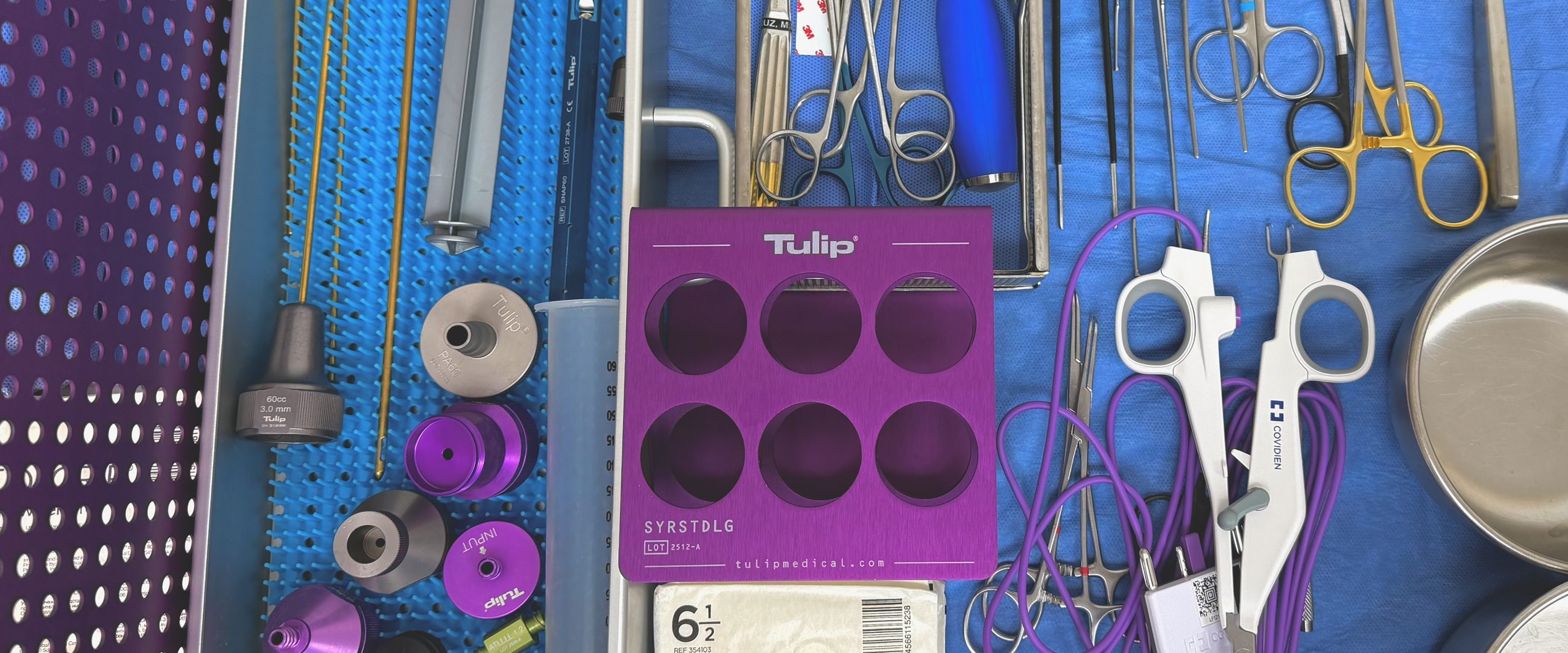 Instrument tray detail